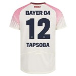 Günstige Fußballtrikots Bayer 04 Leverkusen Edmond Tapsoba 12 Auswärtstrikot 2025-26 Kurzarm